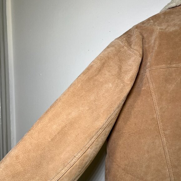 Austin Clothing Co - Leather Jacket - Size XL - Tan leather with sherpa - Picture 6 of 11